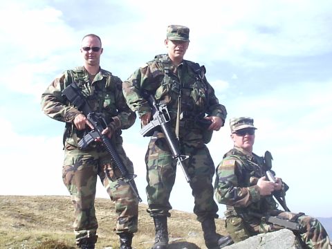 1996 Ford Bronco - The Victors!! SGT Geiger on left, SGT Swartz in the middle, and SGT Minges on the right.