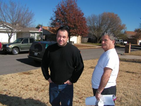 1978 Ford Bronco - Otto & Dad outside
