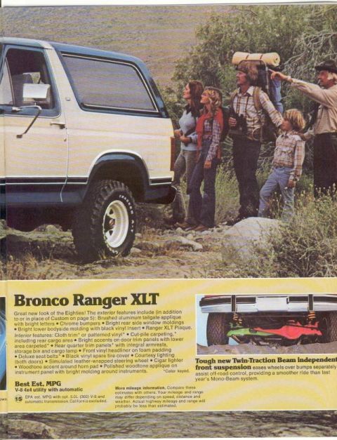 1985 Ford Bronco - Hmm....didn't know they still had Ranger XLTs in the 80's