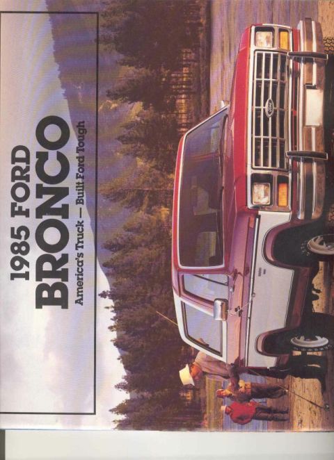 1985 Ford Bronco - Either the front or back cover
