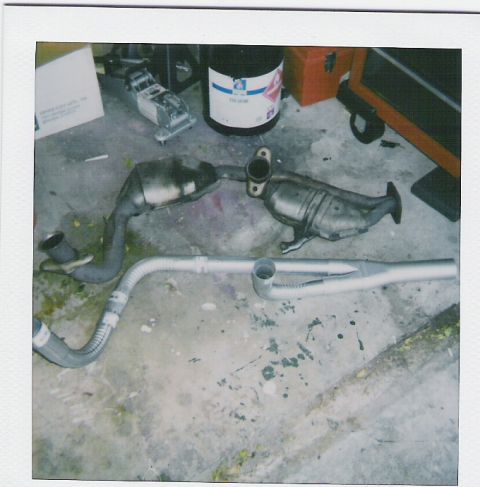 1997 Ford Taurus - Making a y-pipe.