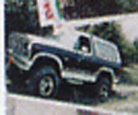 1981 Ford Bronco - This 1981 Ford Bronco is seen in a 3q front view.