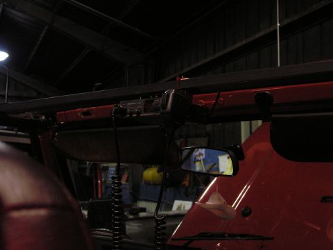 2001 Jeep TJ - CB mount