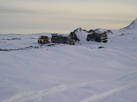 2001 Jeep TJ - 27Nov, Chevy Stuck
