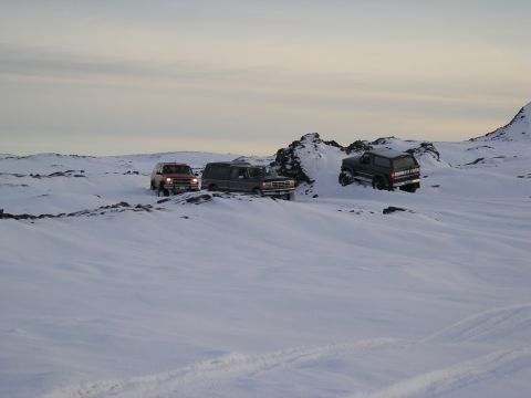 2001 Jeep TJ - 27Nov, Chevy Stuck