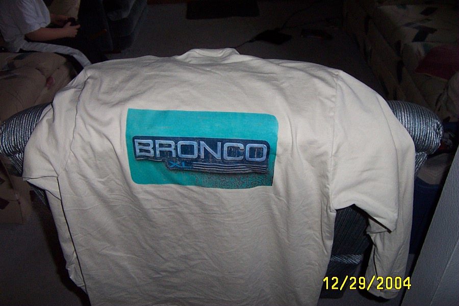 bronco t shirt