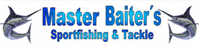 1993 Ford Bronco - Logo for Master Baiter's Sportfishing & Tackle features the business name flanked by two marlins.