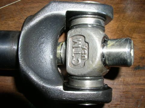 1978 Ford Bronco - Close-up of a CTM USA U-joint, likely a component for a vehicle's drivetrain.