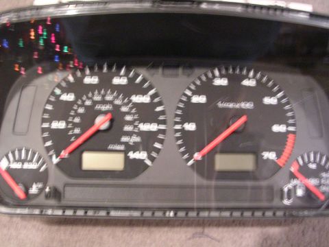 2003 Chevrolet Monte Carlo - Close-up of a vehicle's instrument cluster, showing the speedometer and tachometer.