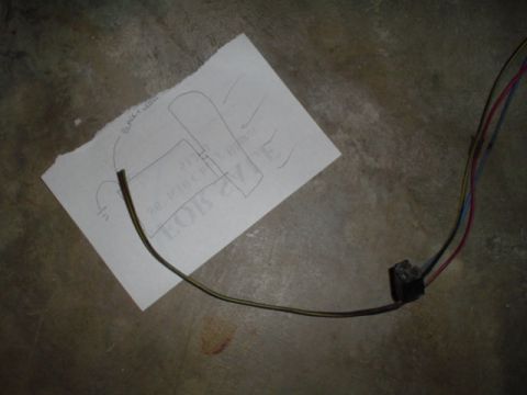 1981 Ford Bronco - the resistor end.