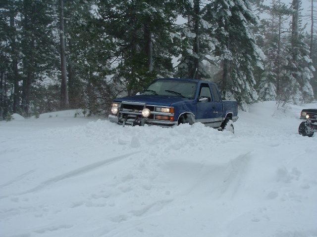 bill trying to show me up and getting stuck right next to me.
