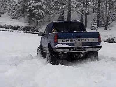 1997 Chevrolet C/K Pickup - The snow was a bit deeper near the water