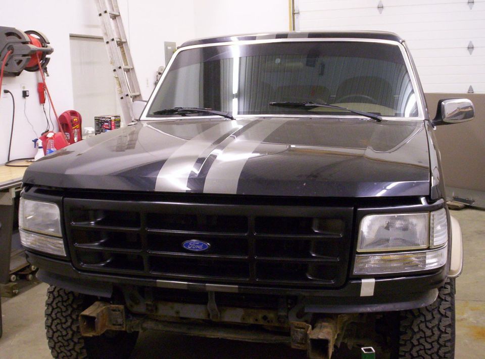 :)  Painted all that crome stuff black too. Took down the bling factor a notch or two.
