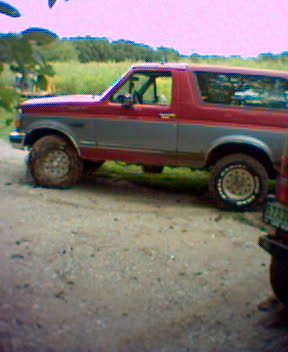 1994 Ford Bronco - god bless auto hubs; see you in hell