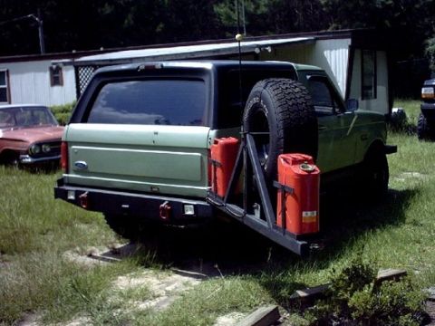 1994 Ford Bronco - Carrier opened.
