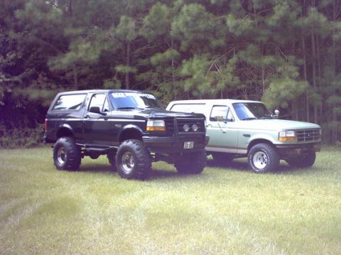 1994 Ford Bronco - Both of my babies!