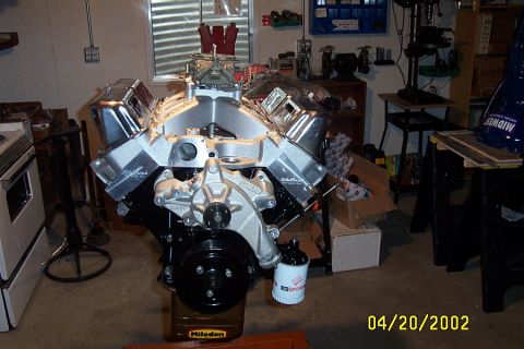 1964 Ford Galaxie - Except for machining (bore, hone, cut heads for big valves) I did all of the engine work myself. Built the motor in my basement.