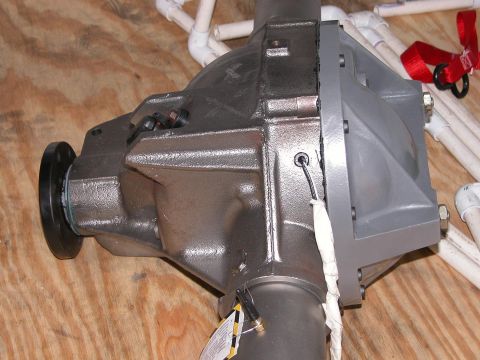 1990 Ford Bronco - Side of Center section with Eaton ELocker Installed and the Mac Diff Cover.
