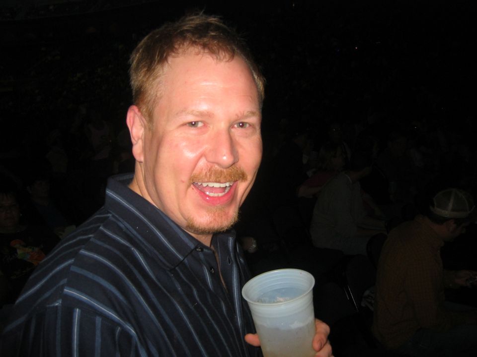 This guy is your typical pat green fan...a normal looking human with a beer in his hand