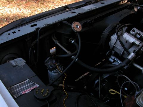 1986 Ford F-350 - PermaCool Remote Tranny Filter with temp sender.