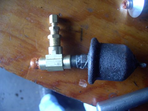1986 Ford Bronco - This is the plan, once I stick a 90 degree union on the extension pipe to get me out from the block.