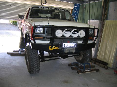 1982 Ford Bronco - A quick shot of the flex, just done in the garage.....Will take it out in a week or so and see how it performs. The Alignment went well jus…