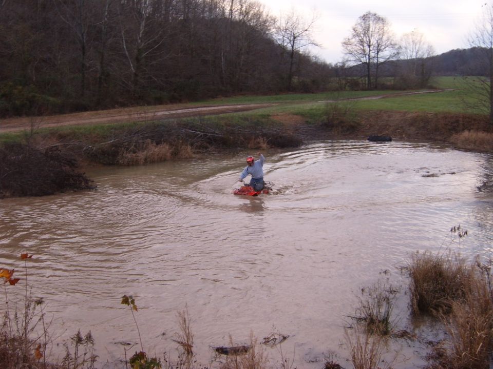 MY BROTHER SHANE IN THE POND
