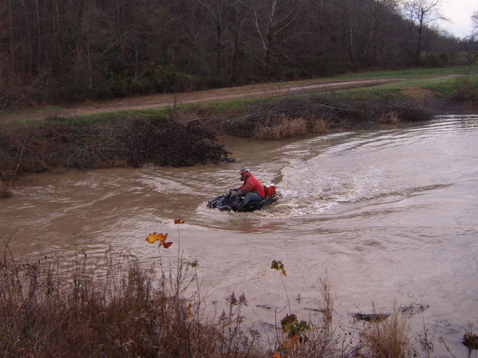 MY FRIEND JUSTIN IN THE POND
