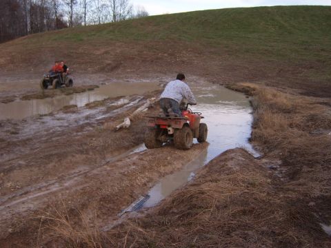 1984 Ford Bronco - SHANE ATTEMPTING A MUDHOLE