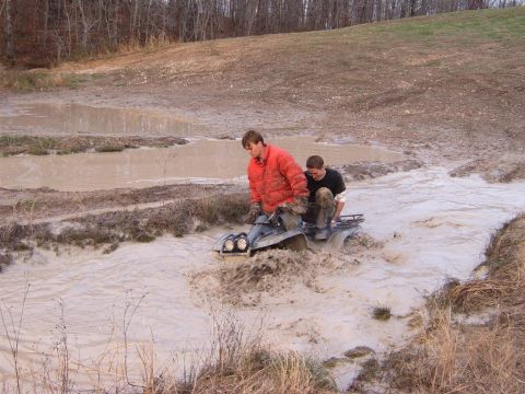 1984 Ford Bronco - JUSTIN AND ME GETTIN' WET