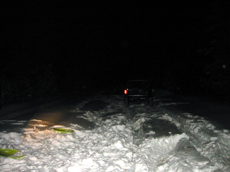 This was the fresh snow after we tore it up