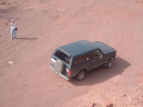 1994 Ford Bronco - from the top ended up falling on my butt on the way down
