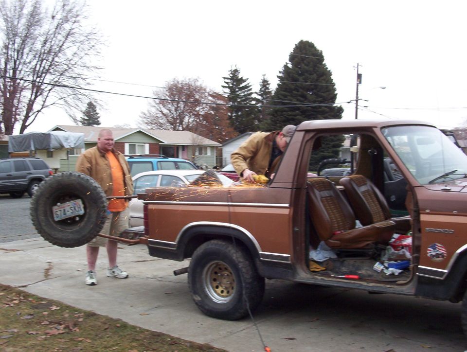 doors off, fiberglass gone, start cuttin