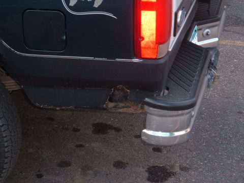 1994 Ford Bronco - this also filled in with bondo same on both sides