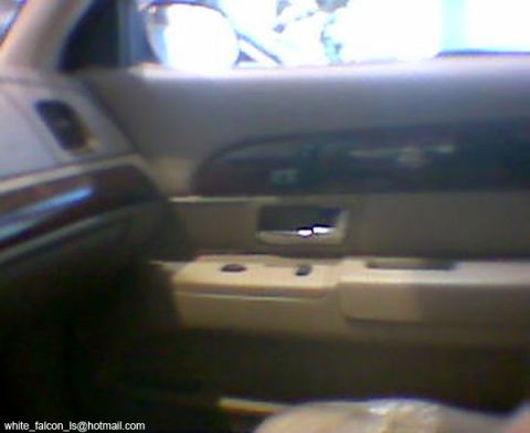 1999 Mercury Grand Marquis - The interior door panel shows wood trim accents and power window controls.
