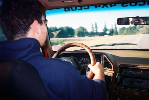 1989 Ford Bronco - Interior view of a 1987 Ford F-150, showing the driver and dashboard details of the dashboard.