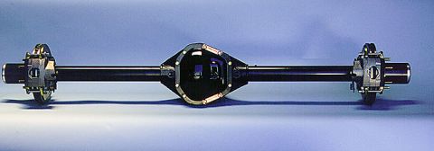 1989 Ford Bronco - A rear axle assembly, likely for a truck or SUV, is shown against a plain background.
