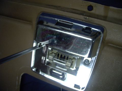 1986 Ford Bronco - Now you can run in the two screws, making this a true bolt on, not having ruined your original fine corynthian vinyl for future Bronco gene…