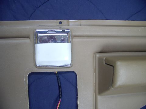 1986 Ford Bronco - Done, like dinner. I mounted the map light and switch pointing upward, for the rear seat passenger to utilize. Mounting it downward, in my…