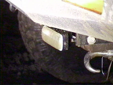 1991 Ford Bronco - Fog light took in water.