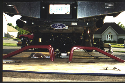 1991 Ford Bronco - Positioning the dana 60