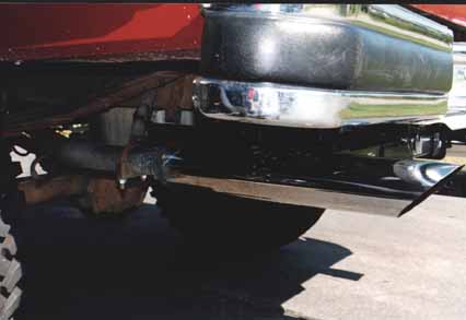 1991 Ford Bronco - Driver's side exhaust tip/can