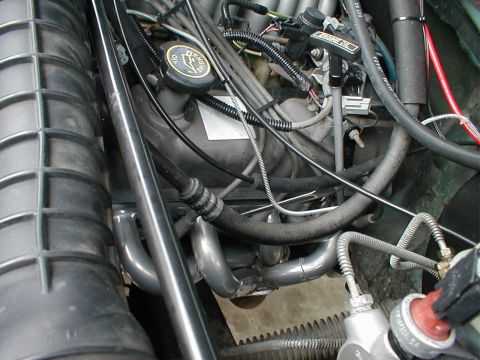 1995 Ford Bronco - Flowtech shorty headers (left side)