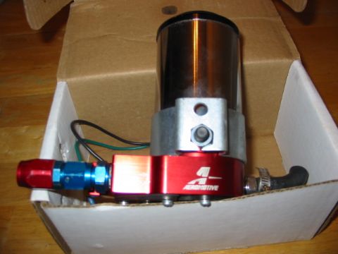 1985 Ford Crown Victoria LTD - This is an AEROMOTIVE fuel pump, likely new, in its original packaging.