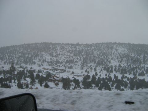 1985 Ford Bronco - 2 and a half hours later still on hwy 38 trying to get into big bear city