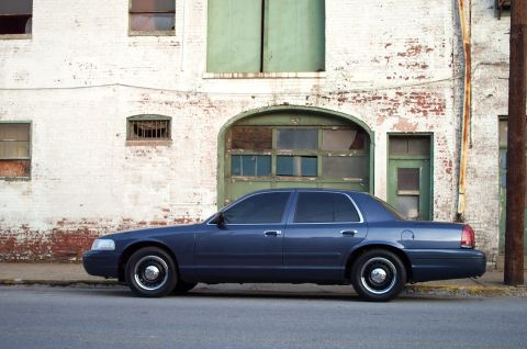 1998 Ford Crown Victoria - The snow finally melted and the rain stopped for 1 day. So I dusted off the Vic and brought it out of hibernation for a couple of pics.