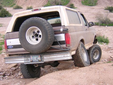 1984 Ford Bronco - Nice flex