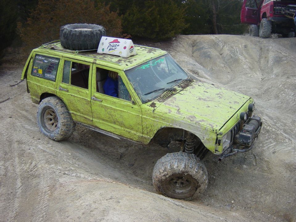 Aj and his green jeep