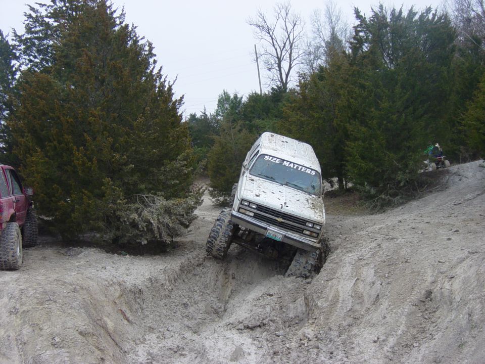 It's sitting on 44" Boggers