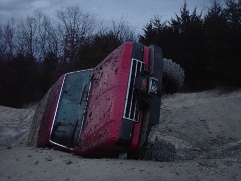 1983 Ford Bronco - This time it rolled alittle harder. No body was hurt, just laughing.